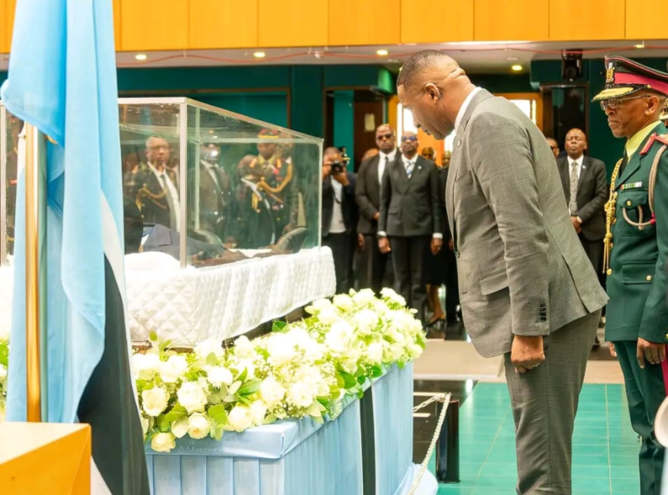 Botswana mourns as Boko honours late statesman Mogae