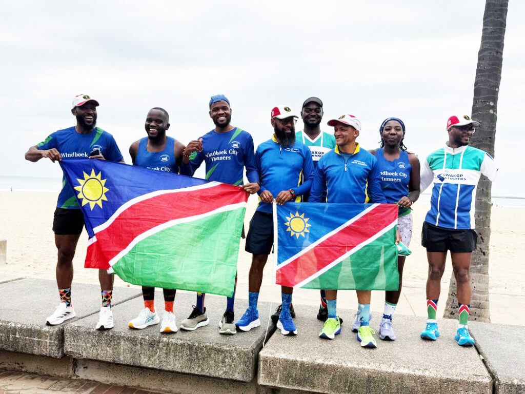 Nepembe, Elago bag silver at Comrades Marathon