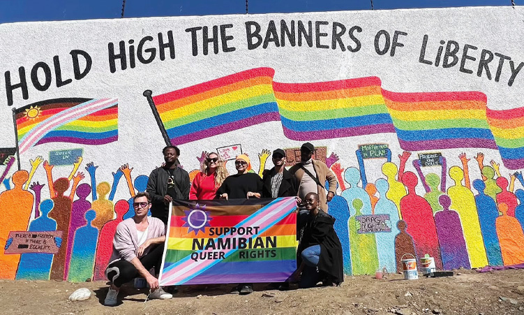 New mural calls for liberty for all