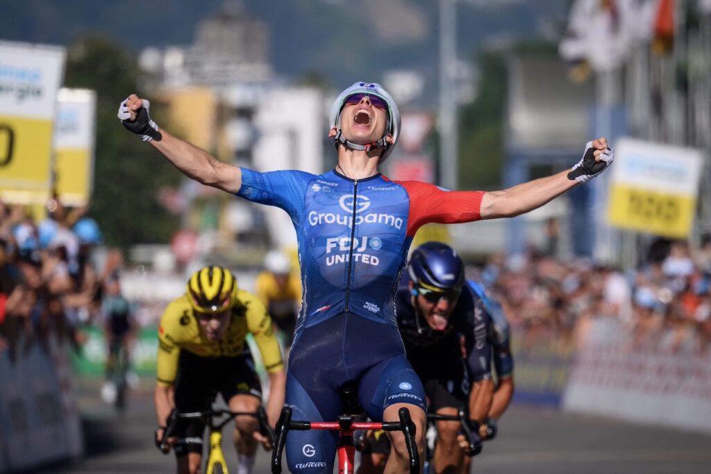 Gregoire wins Swiss tour 2nd stage as Pogacar extends lead