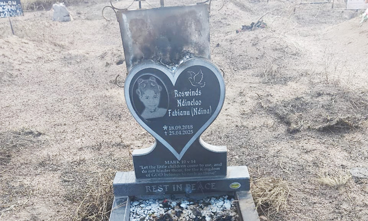 Murdered Roswinds Fabianu’s grave site set ablaze