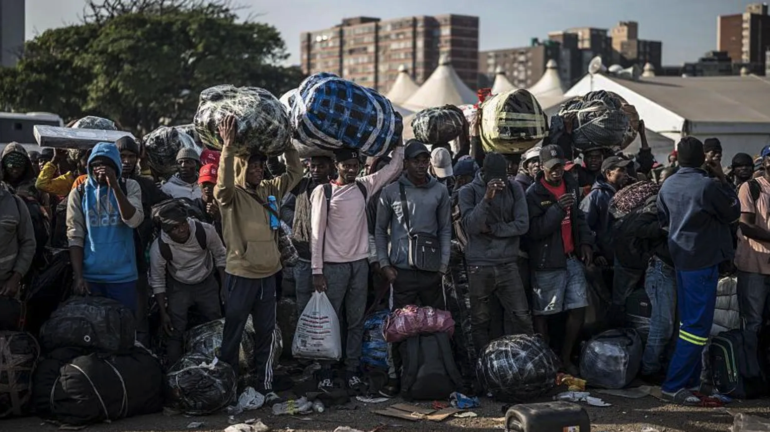 South African leader warns anti-migrant protesters ahead of unofficial deadline