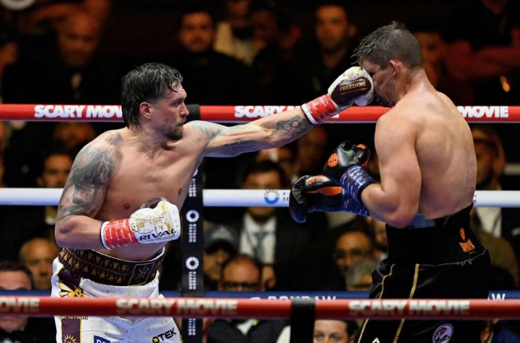 Usyk says vacating heavyweight world title belts