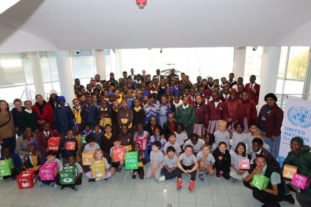UN challenges 140 Windhoek pupils to drive change