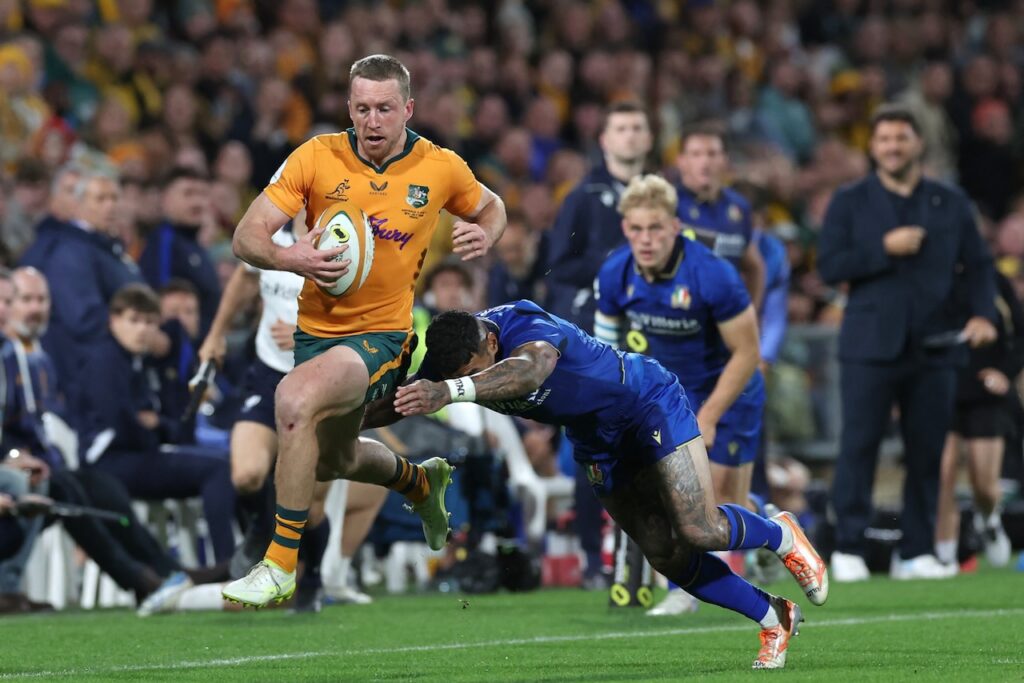 Australia beat Italy 57-10 to end Schmidt era with win