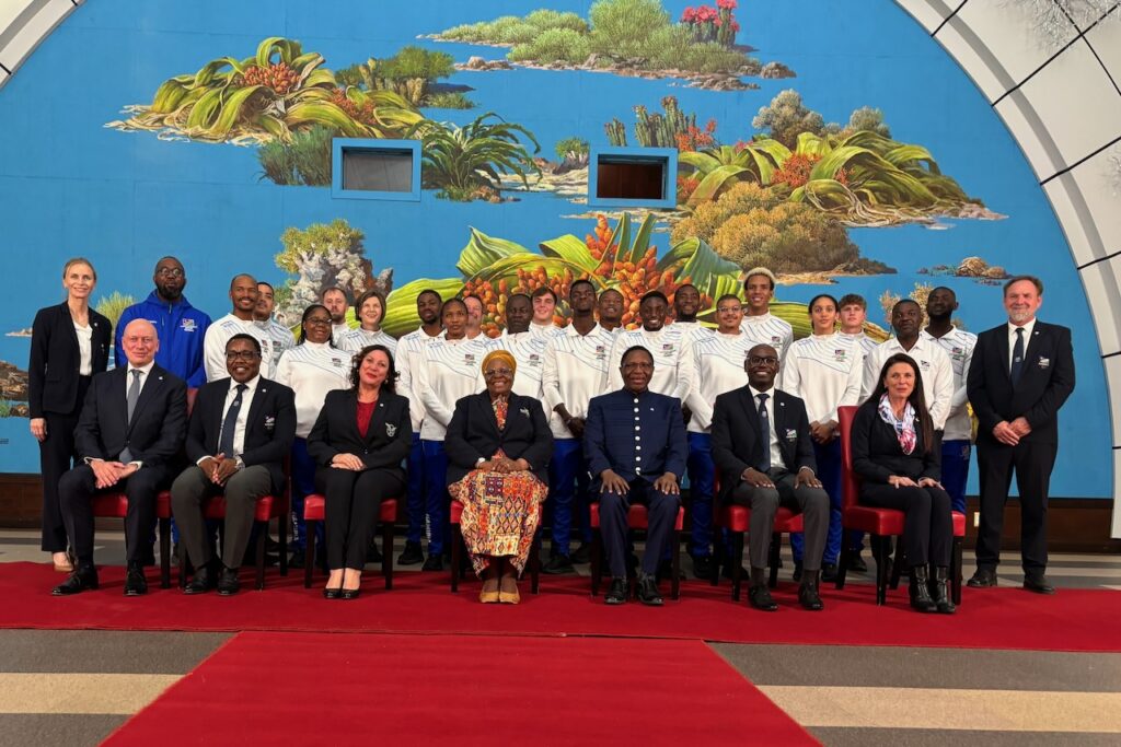 Team Namibia gets presidential send-off to Glasgow