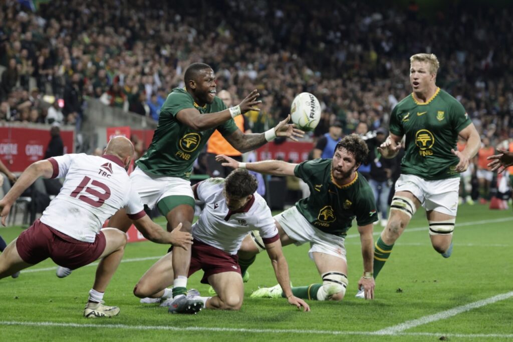 Springboks make 10 changes for Scotland Test