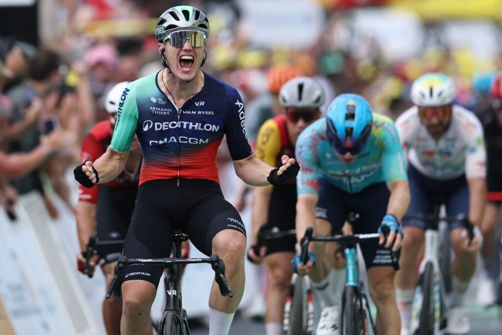 ‘Unbelievable’ Kooij wins Tour de France 5th stage in chaotic sprint finish
