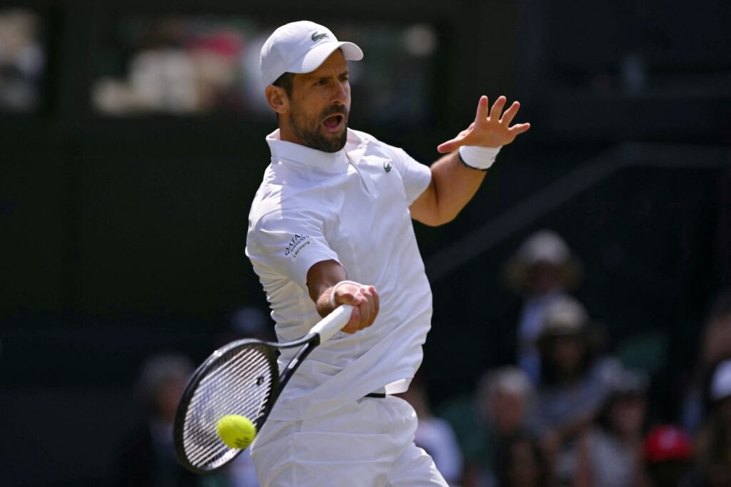 Title rivals Djokovic and Sinner advance at Wimbledon