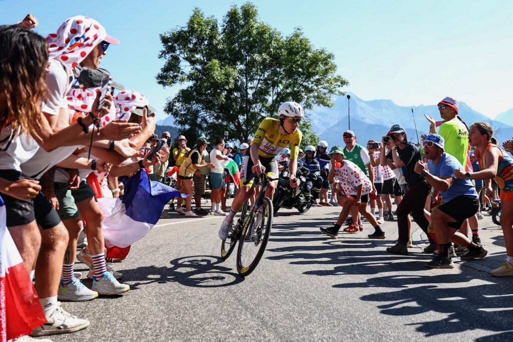Pogacar breaks Alpe d’Huez record to extend Tour de France lead