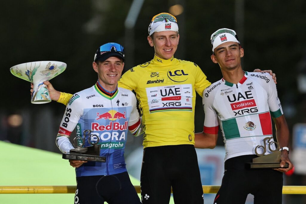 ‘Incredibly proud’ Pogacar wins record equalling fifth Tour de France