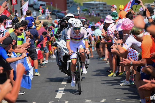 Pogacar reclaims Tour de France yellow jersey with stage six win