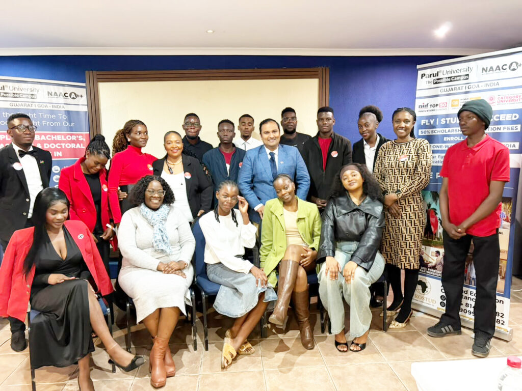 Afrostud, Parul University prepare Namibian students for India