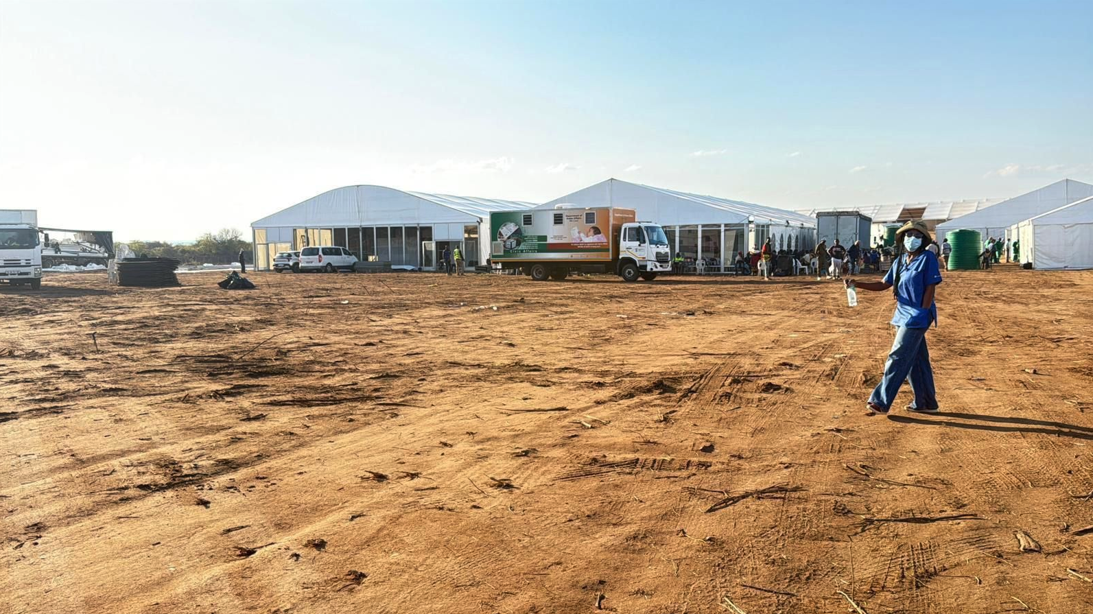 The other violence: While South Africa watched the marches, the state built a camp