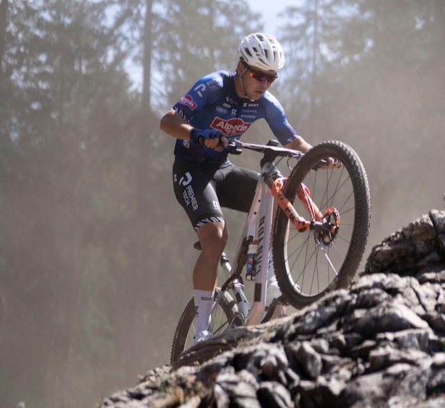 Suren making moves on mountain bike track