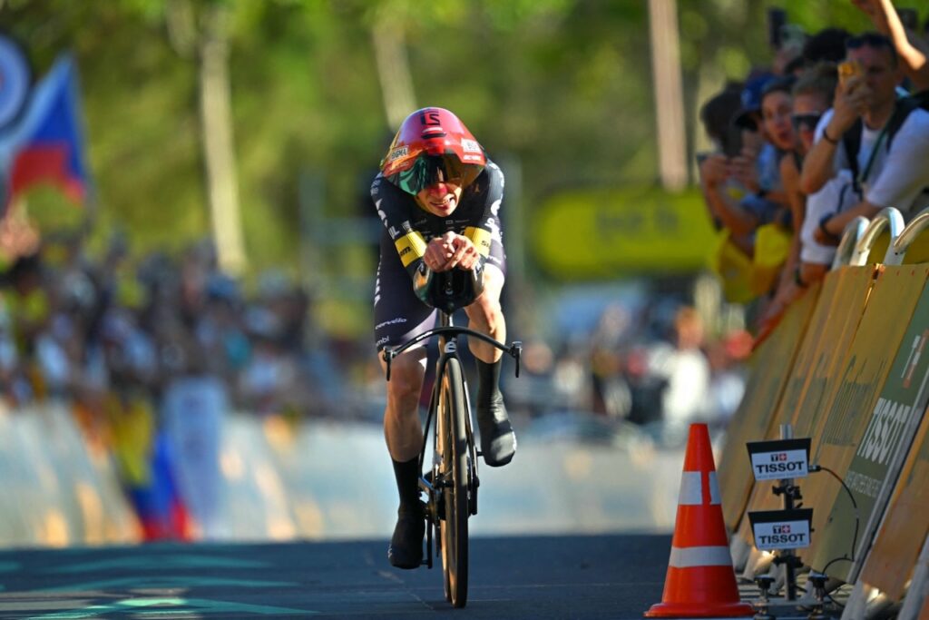 Vingegaard takes Tour de France lead with ‘perfect start’