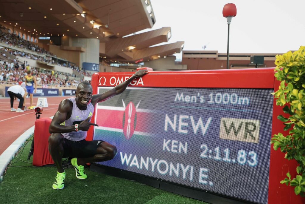 Alfred goes third in 200m all time list, Wanyonyi smashes 1km mark