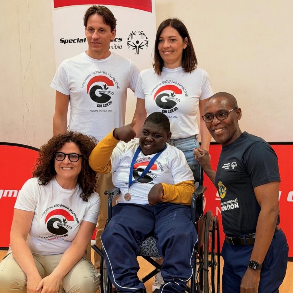 Nyambe showers Special Olympic with praises