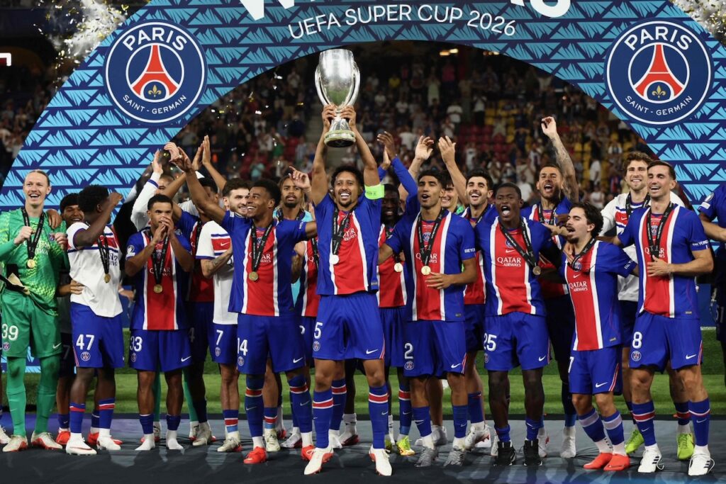 PSG down Aston Villa to retain UEFA Super Cup
