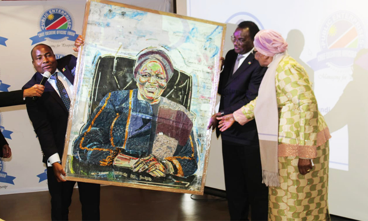 Granddaughter picks president’s official portrait