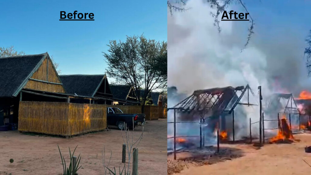 Andara lodge destroyed by fire