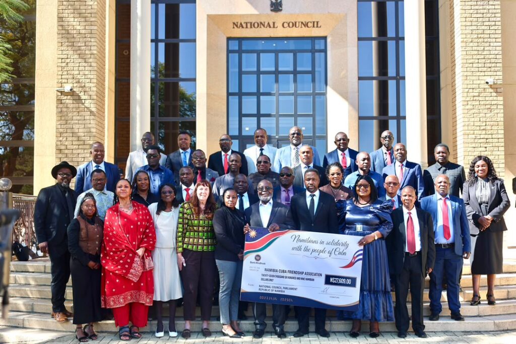 National Council members collect N$27 609 for Cuba
