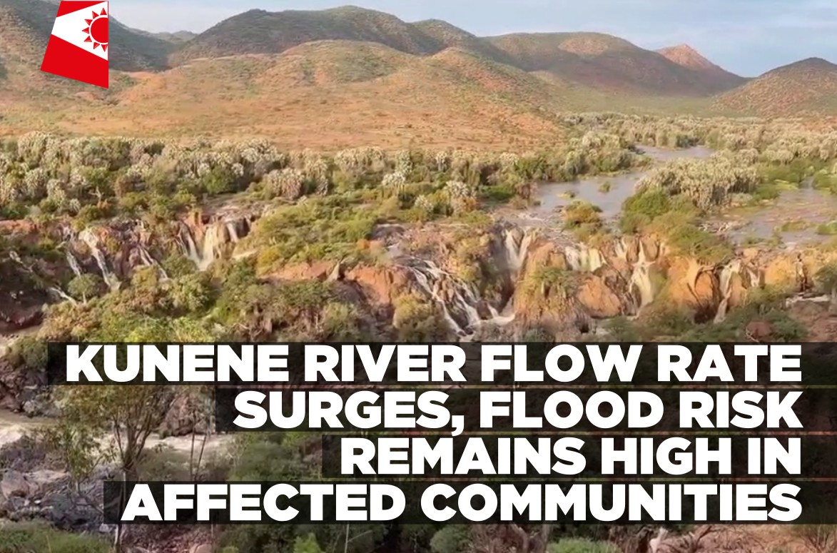 Kunene River flow rate surges, flood risk remains high in affected communities