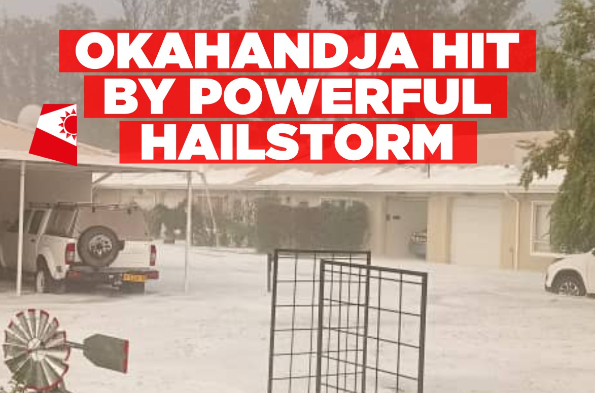 Okahandja hit by powerful hailstorm