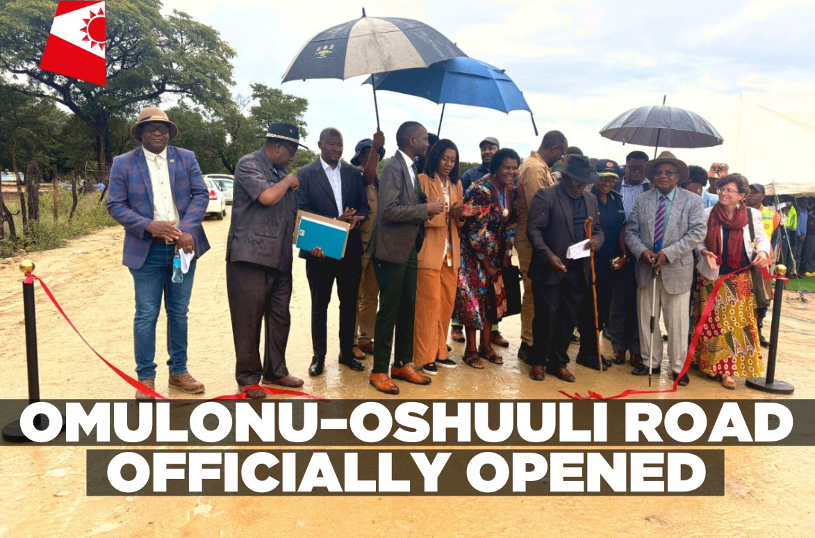Road from Omulonu to Oshuuli (D4119) officially opened