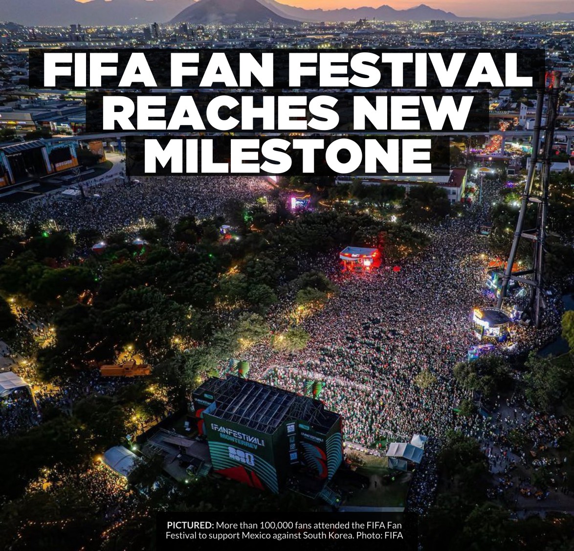 FIFA Fan Festival hits 2 million visitors as World Cup 2026 group stage unfolds