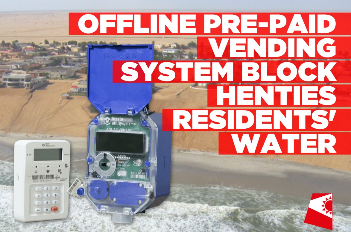 Henties Bay residents unable to buy water as prepaid vending system goes offline