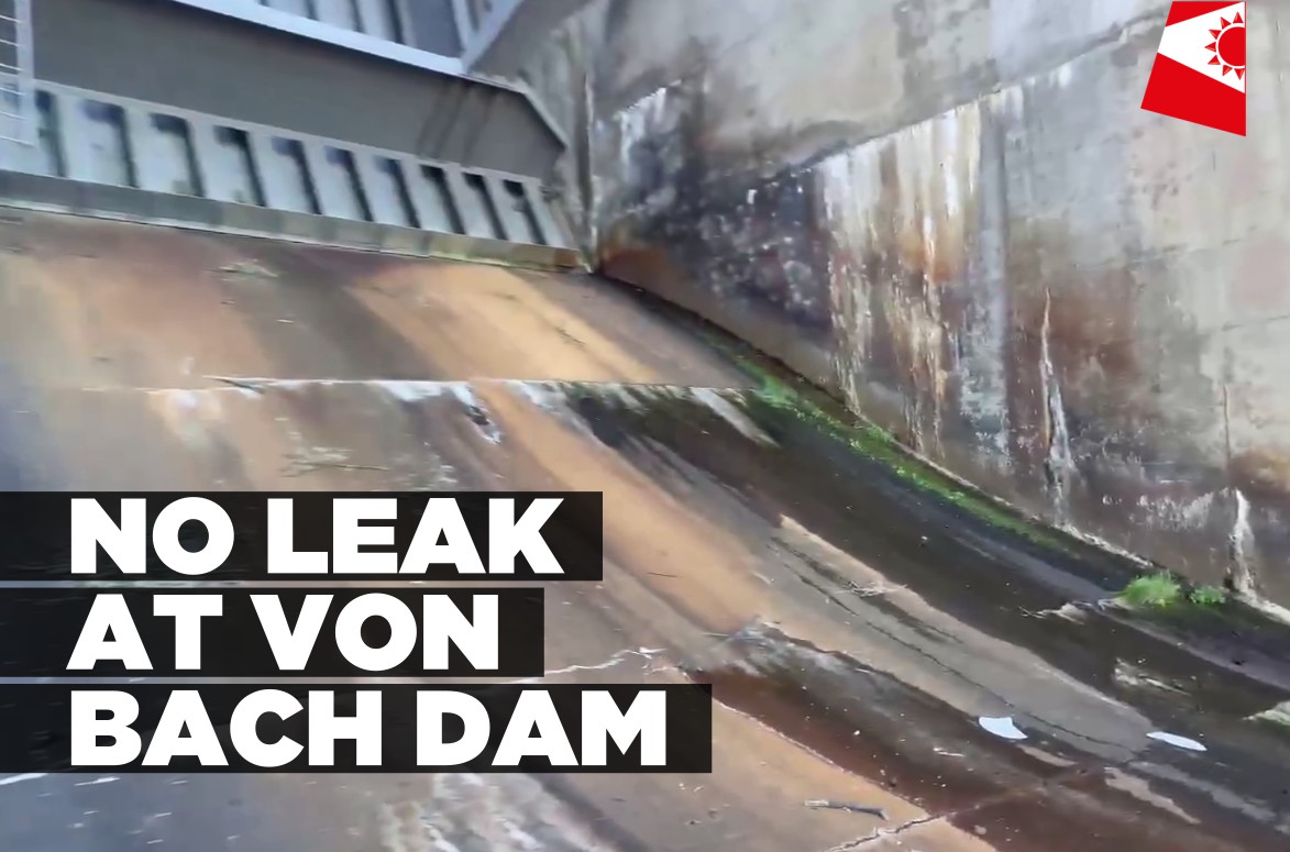 No leak at Von Bach Dam