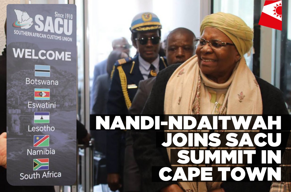 President Nandi-Ndaitwah arrives in Cape Town for SACU Summit