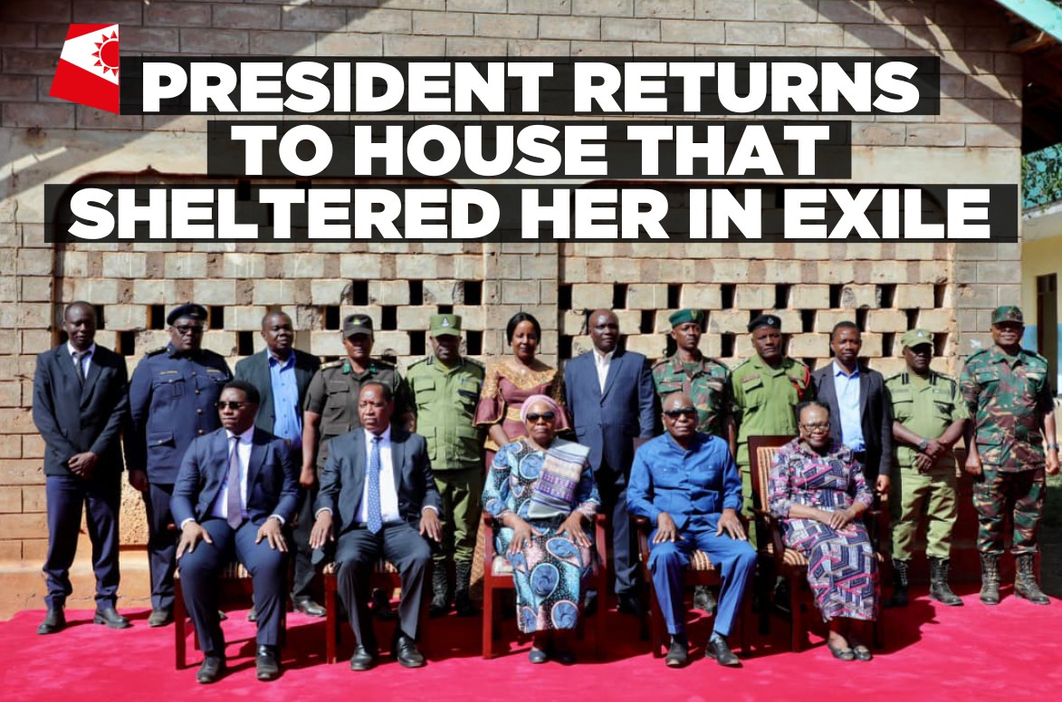 President Nandi-Ndaitwah returns to her exile home in Dar es Salaam