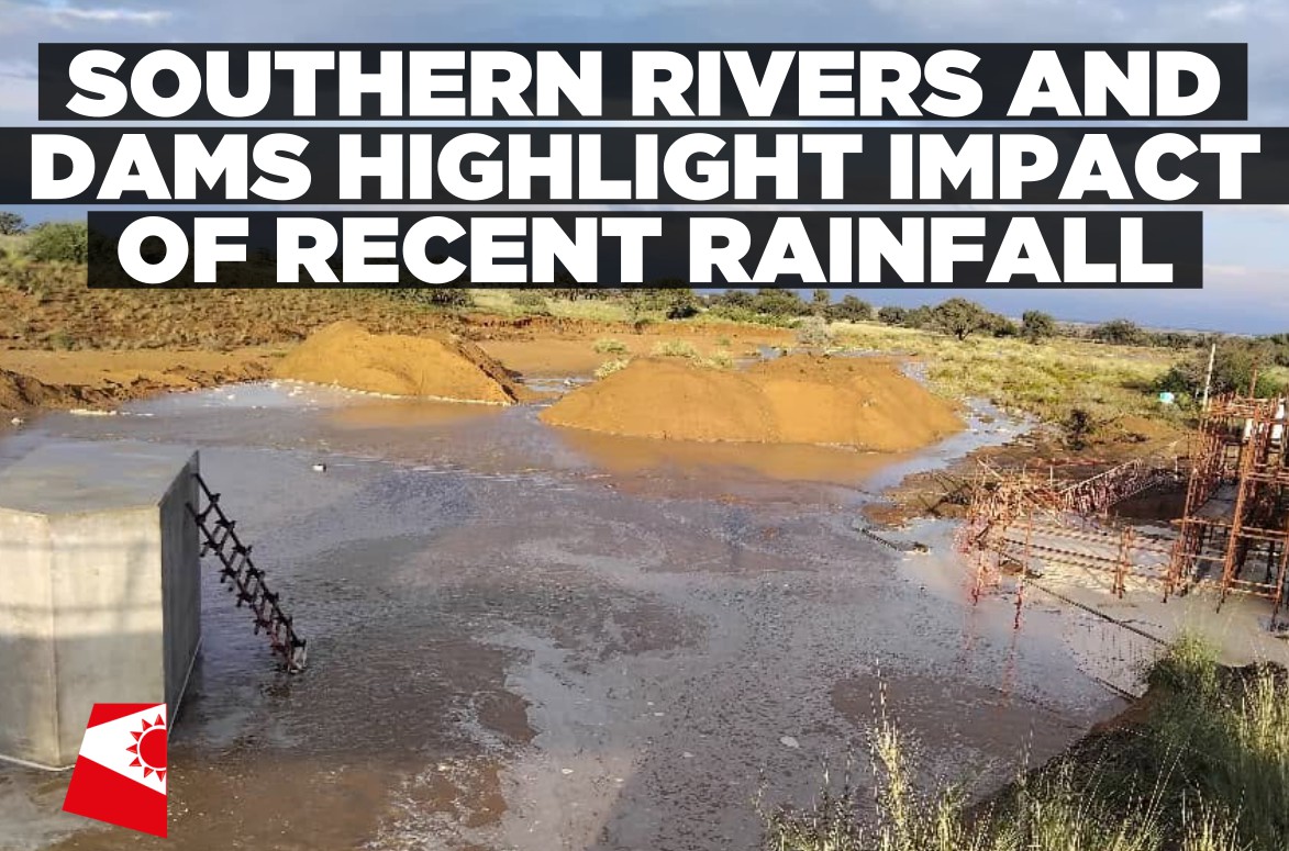Southern rivers and dams highlight impact of recent rainfall