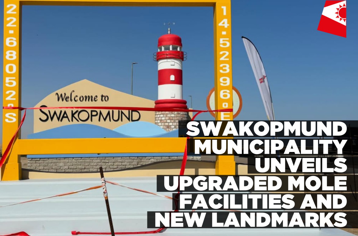 Swakopmund Municipality unveils upgraded mole cubicles, boom tower and welcome sign