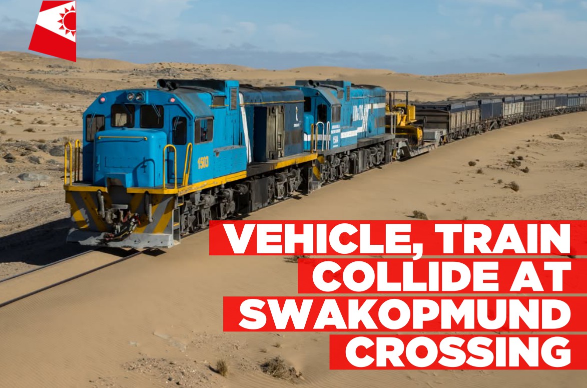 Train collides with vehicles at Swakopmund