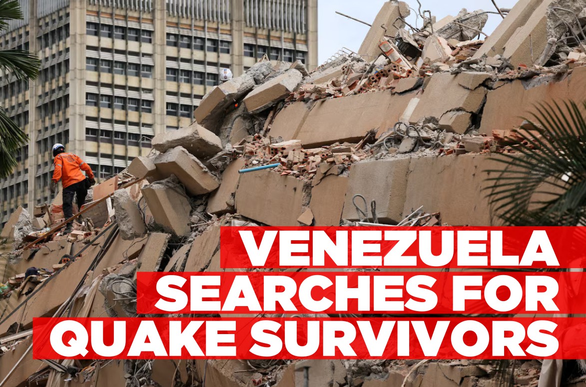 Venezuela death toll rises as rescuers search for quake survivors