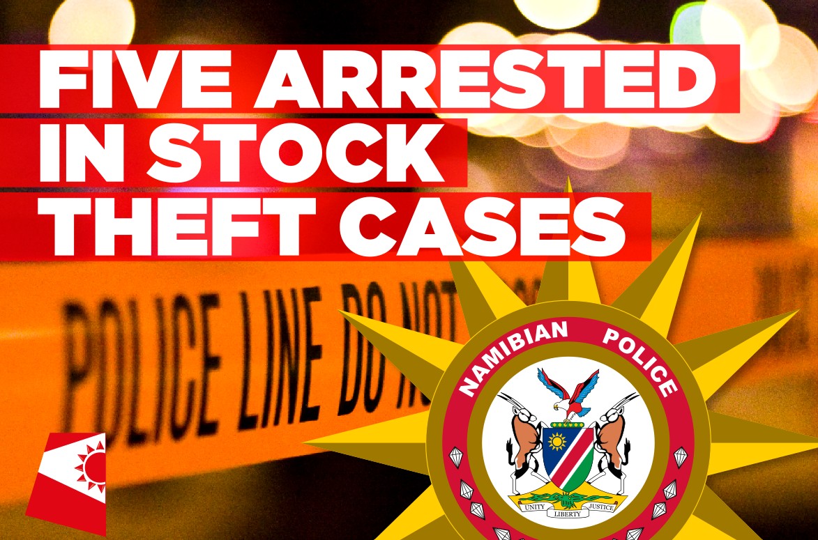 Five arrested in separate stock theft incidents in Koes and Coblenz