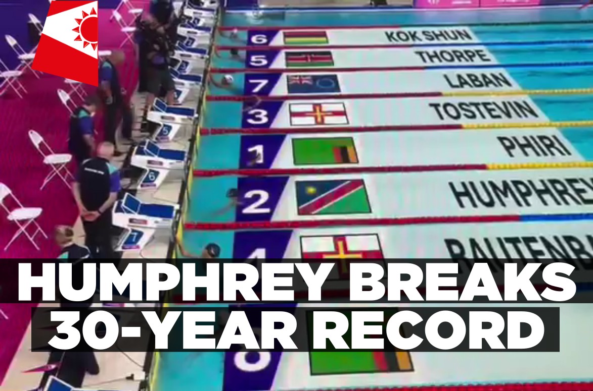 Humphrey shatters 30-year national record as Team Namibia swimmers deliver another impressive showing