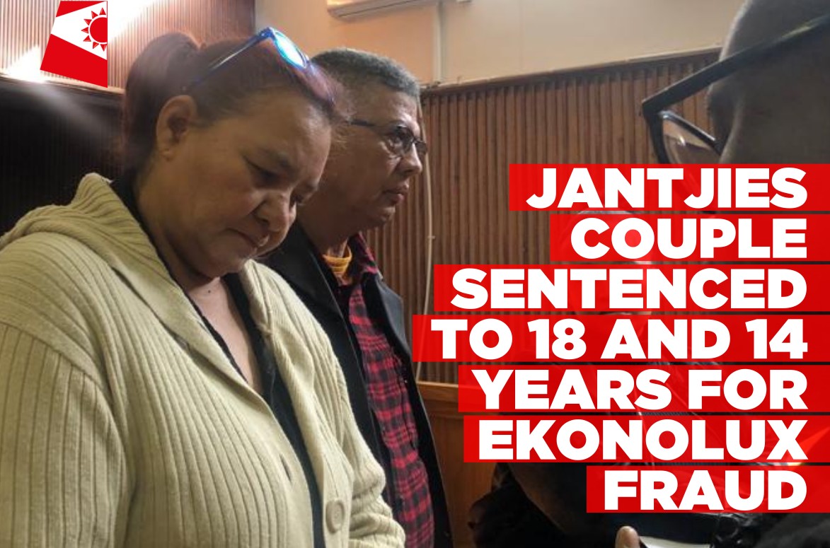 Jantjies couple sentenced for N$9.98 million Ekonolux fraud