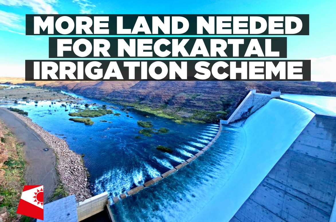 Over 20 000 hectares acquired for Neckartal irrigation scheme, but more land still needed