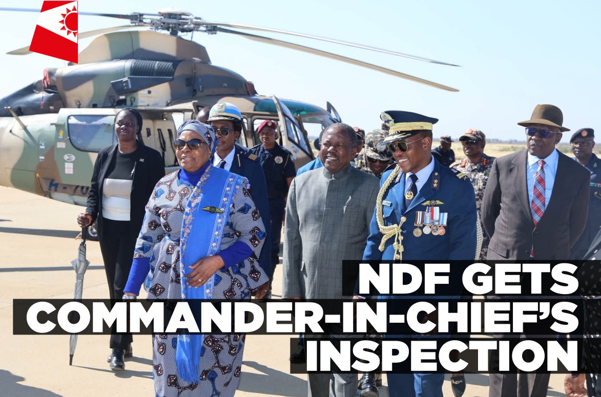 President Nandi-Ndaitwah tours Defence Force, pledges support for disciplined, combat-ready military
