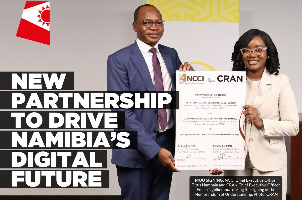 NCCI, CRAN partner to accelerate Namibia’s digital transformation