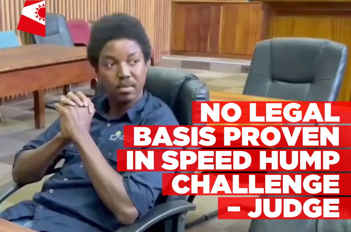 Amushelelo failed to demonstrate how Works Ministry violated traffic laws, says judge in speed hump judgment