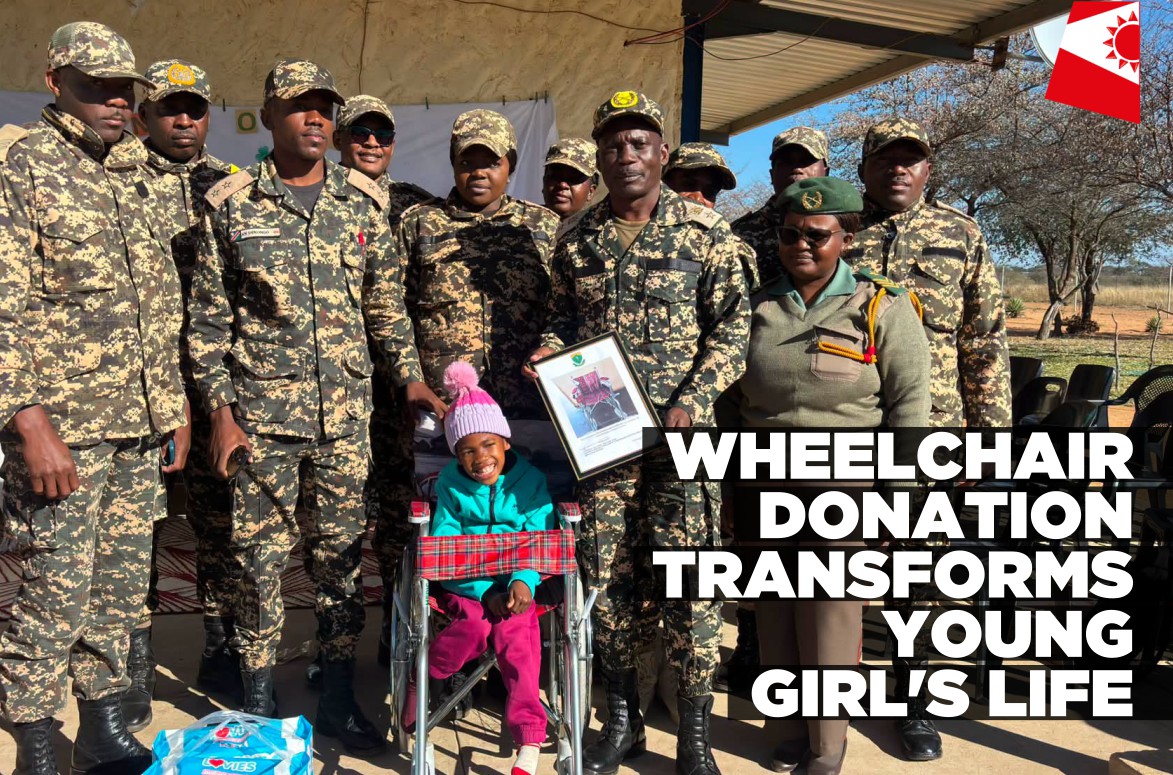 Wheelchair donation gives Omaheke girl new mobility ahead of school