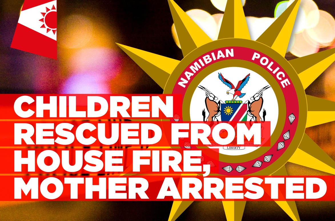 Oranjemund woman arrested after leaving children locked in house that caught fire