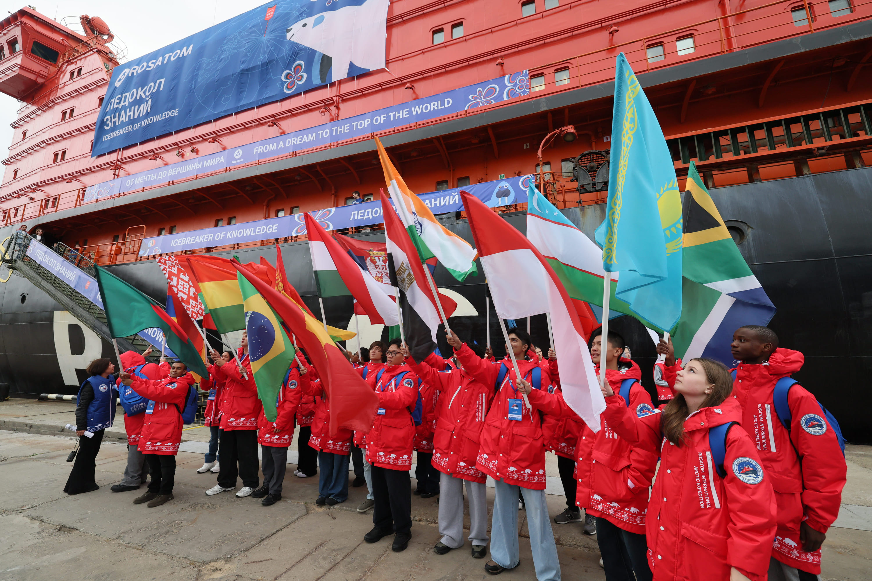 Namibian learner joins international expedition to the North Pole aboard nuclear icebreaker