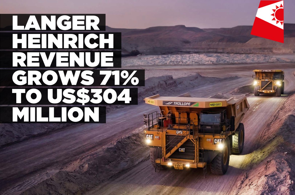 Langer Heinrich revenue surges 71% as uranium sales climb