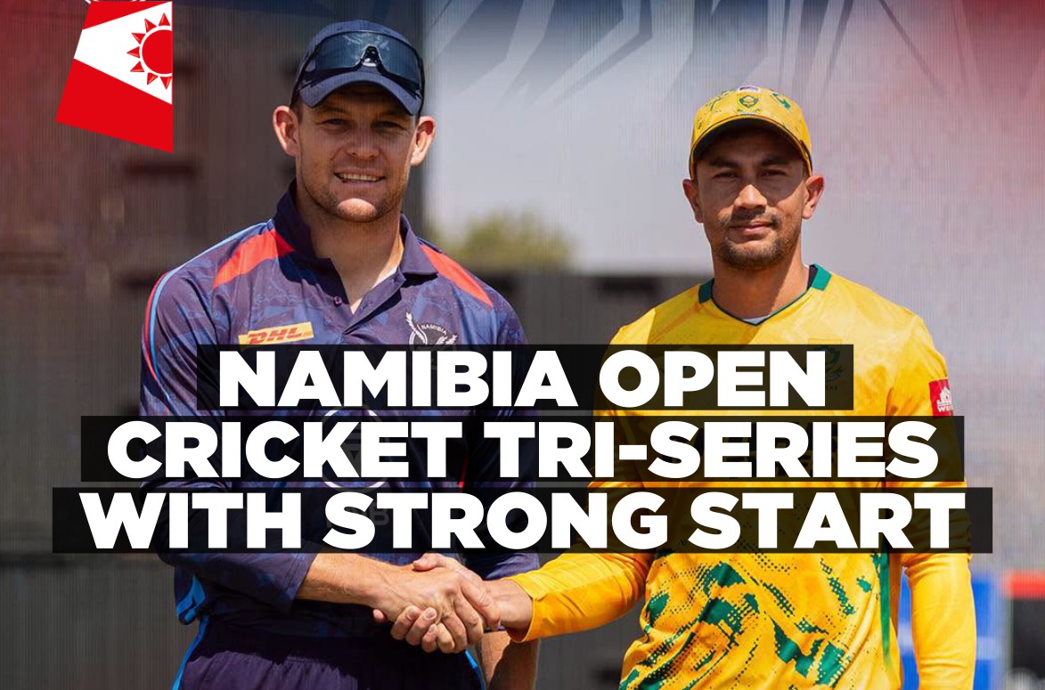 Namibia make strong start against South Africa in T20I cricket tri-series opener